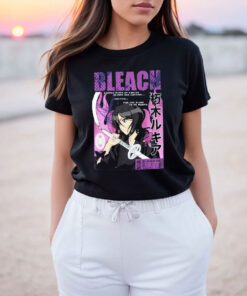 Bleach Rukia Purple Portrait T Shirt