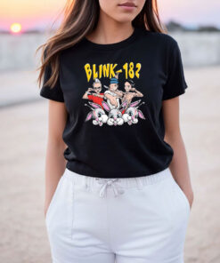 Blink 182 Throwing Knives Rabbit T Shirt