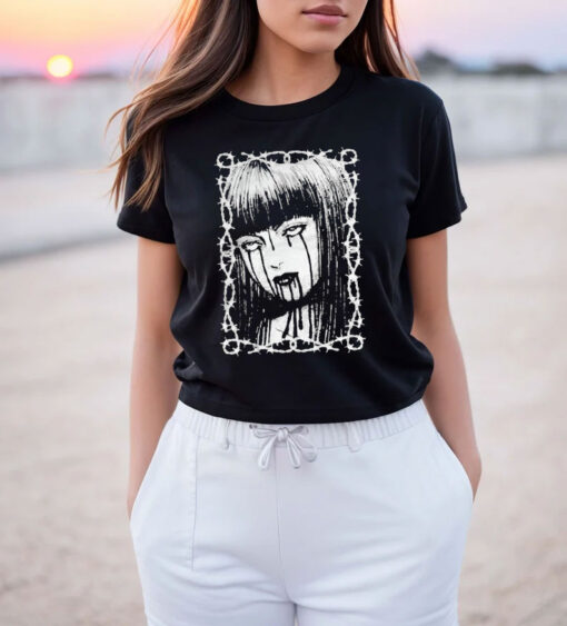 Bloody Tears Horror Manga T Shirt