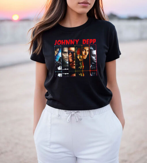 Cai Womens Johnny Depp Customized T Shirt