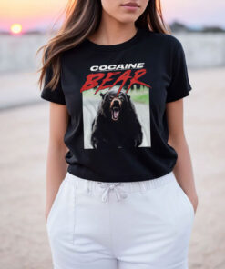 Cocaine Bear Photo T Shirt