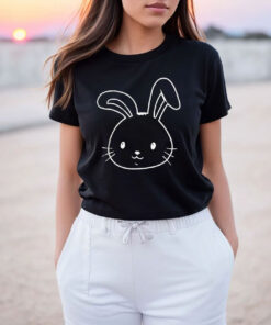 Cute Bunny Face Easter Day T Shirt