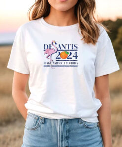 Desantis 2024 Make America Florida Flamingo T Shirt