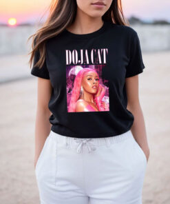 Doja Cat Hot Pink Portrait T Shirt