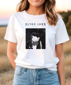 Elton John Ice On Fire Album Cover T Shirt