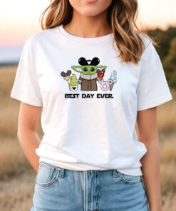 Funny Best Day Ever Baby Yoda Star Wars T Shirt