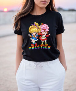 Funny Rainbow Brite Strawberry Shortcake Besties T Shirt