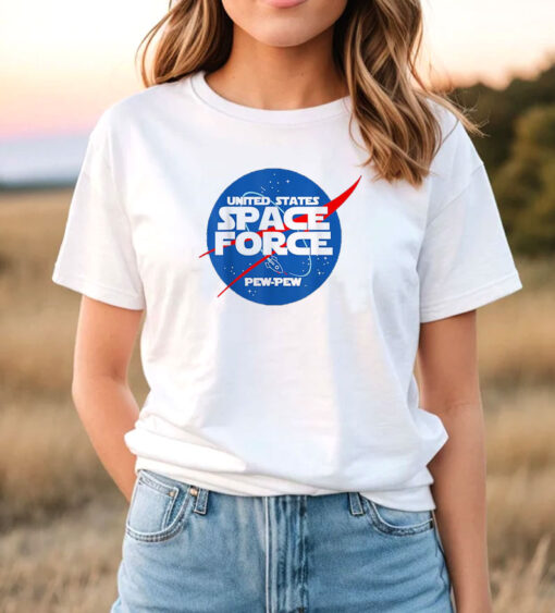 Funny United States Space Force Pew Pew T Shirt