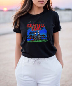 Grateful Dead Golden Gate San Francisco Skeleton T Shirt