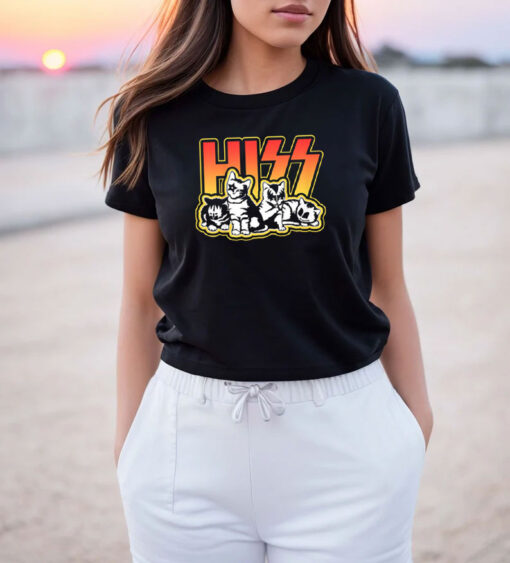 Hiss Funny Cat Lover T Shirt