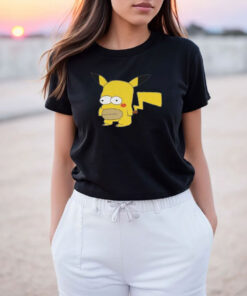 Homer Pikachu Funny T Shirt