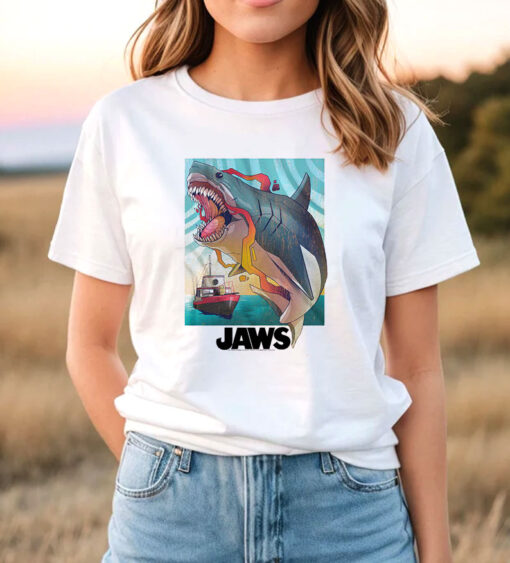 Jaws Colorful Retro T Shirt