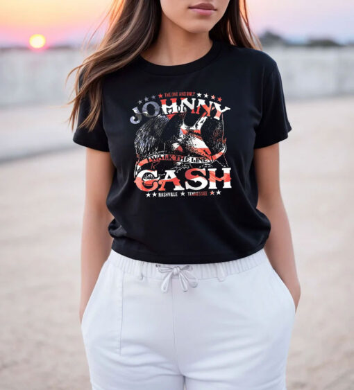 Johnny Cash The One And Only I Walk The Line Nashville T Shirt