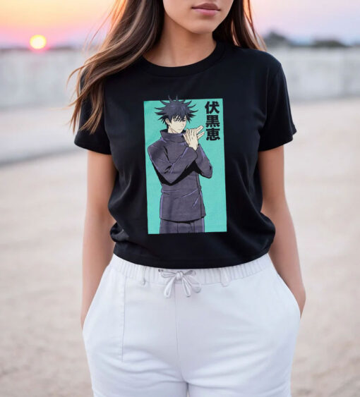 Jujutsu Kaisen Megumi Fushiguro Portrait T Shirt