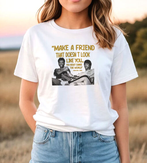 Kareem Abdul Jabbar Bruce Lee Friends T Shirt