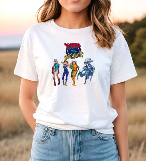 Ladies Of X Men Vs Street Fighter T Shirt