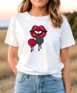 Luscious Lips Dripping T Shirt