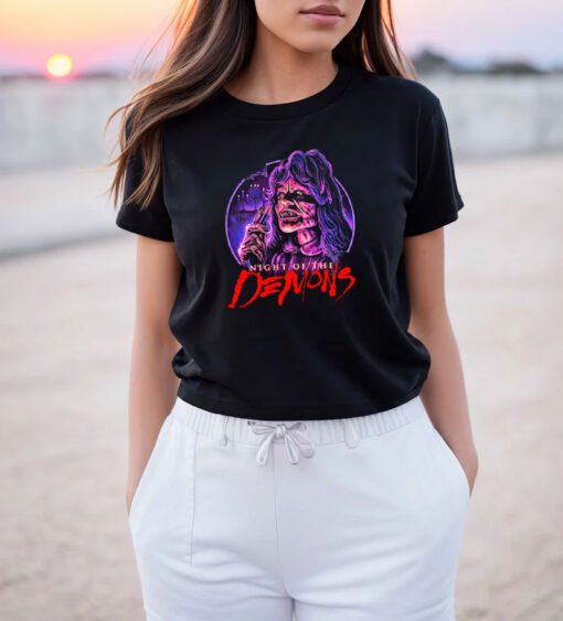 Night Of The Demons Horror Movie Poster T Shirt