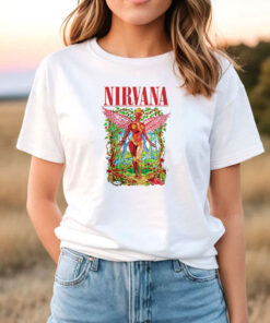 Nirvana Forest In Utero Single Sided World Tour T Shirt