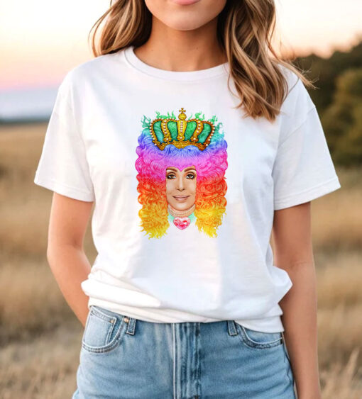 Rainbow Hair Cherilyn Sarkisian T Shirt