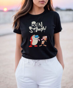 Ren And Stimpy Art Love Logo T Shirt