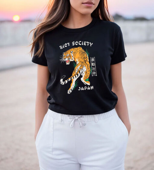 Riot Society Tiger Japan T Shirt