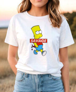 Savage Bart Simpson Funny T Shirt