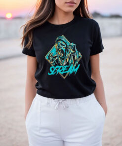 Scream Horror Art Love Logo T Shirt