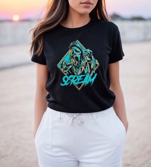 Scream Horror Art Love Logo T Shirt