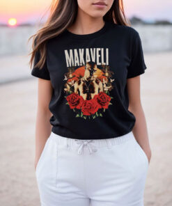 Tupac Makaveli Roses Photo Vintage T Shirt