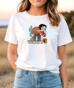 Vintage 1994 Betty Boop Cartoon Get Your Kicks On Route 66 T Shirt