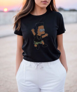 Vintage Black Bart Simpson T Shirt