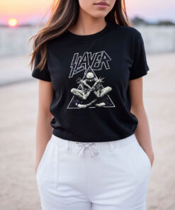 Vintage Slayer On Triangle Demon T Shirt