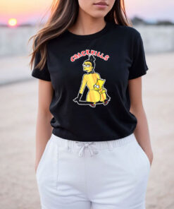 Crack Kills Bart Simpson Parody T Shirt