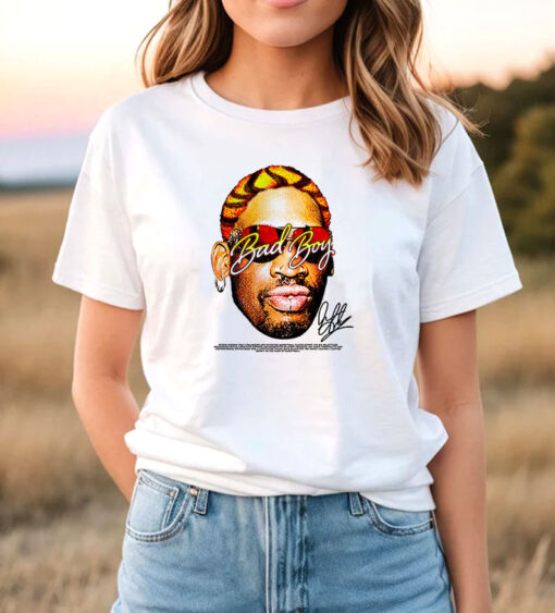 Dennis Rodman Bad Boy Shades T Shirt