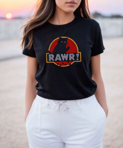 Rawr Jurassic Cat Classic T Shirt