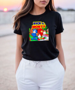 Rick And Morty Garfield Knuckles T Shirt