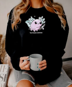 Axolotl With Knife Sweatshirt