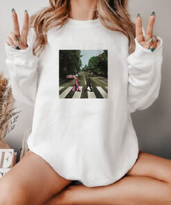 Barbenheimer Barbie Oppenheimer Abbey Road Meme Sweatshirt