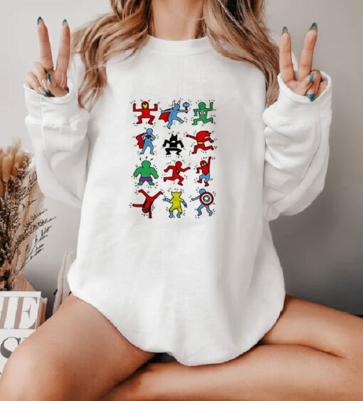 Haring Heroes Cartoon Sweatshirt