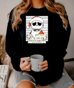 Jack Skellington And Santa Claus Christmas Dept Sweatshirt