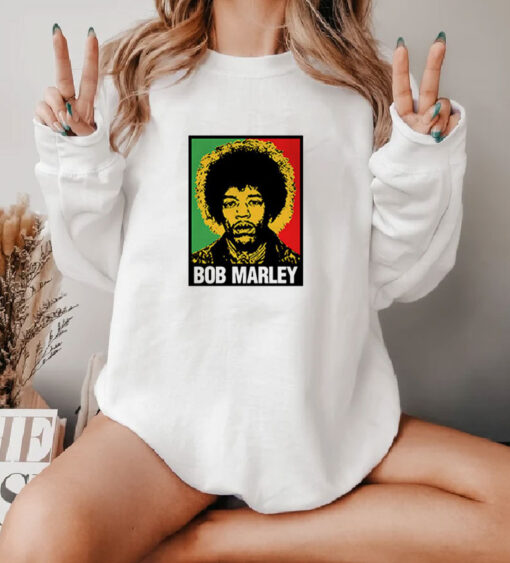 Jimi Hendrix Bob Marley Sweatshirt