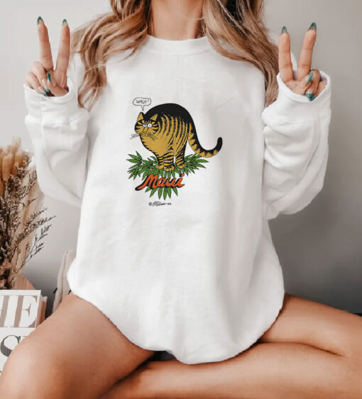 Kliban Cat Maui Waui Sweatshirt