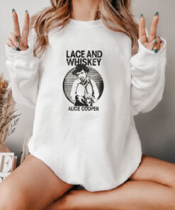 Lace And Whiskey Alice Cooper Sweatshirt