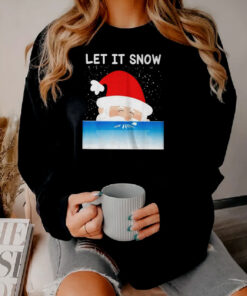 Let It Snow Cocaine Santa Christmas Sweatshirt