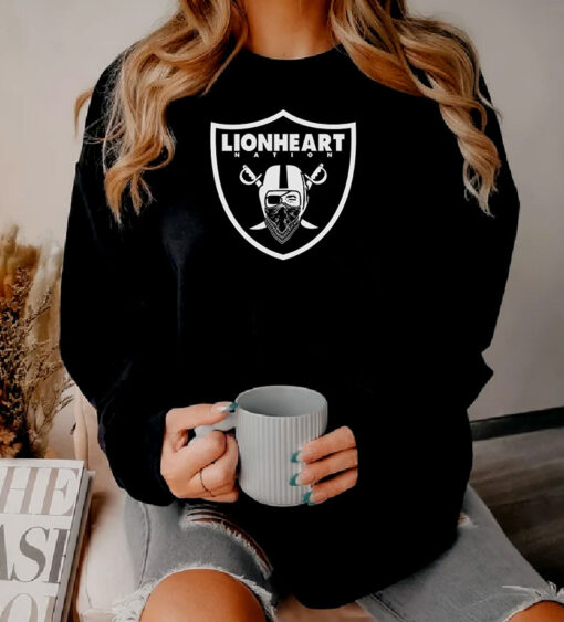 Los Angeles Raiders Lionheart Nation Sweatshirt