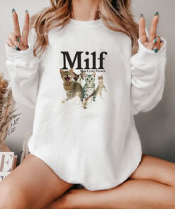 MILF Man I love Felines Funny Sweatshirt