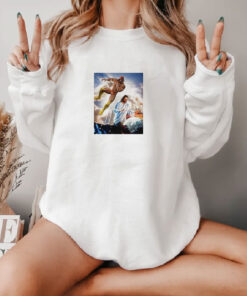 Macho Man Randy Savage Jesus Graphic Sweatshirt