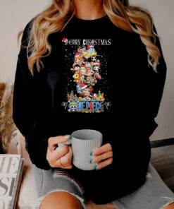 Merry Christmas One Piece Chibi Tree Sweatshirt