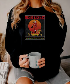 Merry Kickmas Christmas Sweatshirt